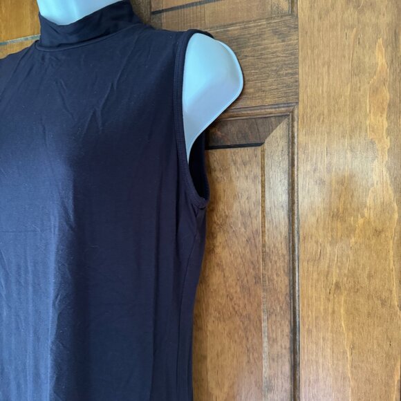 Charter Club Navy Blue Sleeveless Mock Turtle Small - Picture 4 of 12